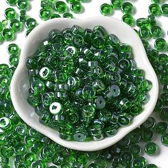 Transparente Farben Glanz Glas Saatperlen&nbsp;SEED-E001-T3x6mm-A03