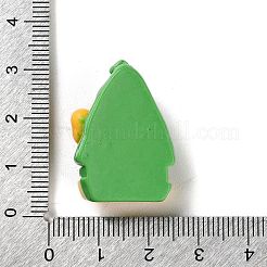 Cabujones de resina opaca con tema navideño&nbsp;RESI-F053-B01