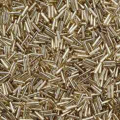 Vergoldet Glas Stiftperlen&nbsp;SEED-S046-01B-22