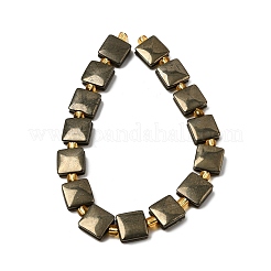 Natürliche Pyrit Perlen Stränge&nbsp;G-Z131-G01-01