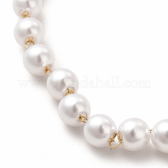 Collane di perline di plastica imitazione perla&nbsp;NJEW-P275-02G