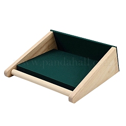 Terciopelo con expositores de joyería de madera.&nbsp;NDIS-F004-04B
