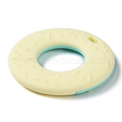 Perline focali in silicone ecologico per uso alimentare a ciambella&nbsp;SIL-Q023-01A