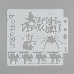 Grands modèles de pochoirs de peinture de dessin réutilisables en plastique&nbsp;DIY-F053-25A