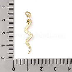 Messing Mikro ebnen Zirkonia Anhänger&nbsp;X-ZIRC-P121-03B-G