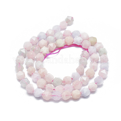 Fili di perline morganite naturale&nbsp;G-K303-B03-6mm