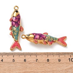 304 Edelstahl-Emaille-Anhänger&nbsp;STAS-Z193-13G-04A