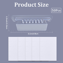 50 Stück PVC-Etikettenhalter&nbsp;DIY-GF0010-90