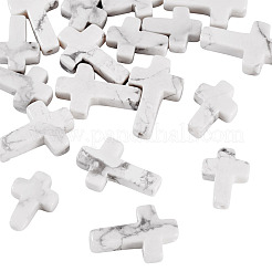 20pcs 2 Arten natürliche Howlithperlen&nbsp;G-TA0002-85