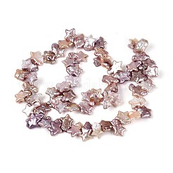 Natürliche Barock Keshi Perlen Stränge&nbsp;PEAR-S020-Z04-03A