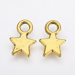 Charms in lega stile tibetano&nbsp;TIBEP-A123046-AG-FF