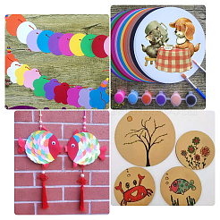 8 Beutel 4 Größen flach rund English Paper Piecing&nbsp;DIY-CA0001-76