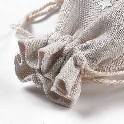 Sacchetti portaoggetti in panno di cotone natalizio&nbsp;LS-ABAG-M004-02P