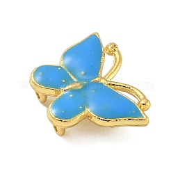 Gestellbeschichtung Messing Emaille Schmetterling Verbindungsstück Charms&nbsp;KK-A234-026G