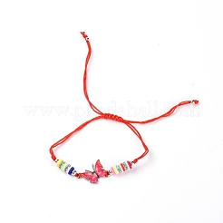 Bracelets tressés cordon réglable&nbsp;BJEW-SZC0001-02