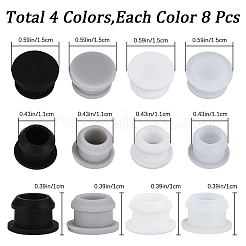 32 bouchon d'étanchéité en silicone pour bouteille&nbsp;AJEW-GF0008-08C