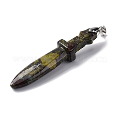 Natürliche Drachen Blut große Anhänger&nbsp;G-K338-41P-05