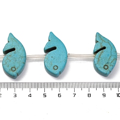 Chapelets de perles en turquoise synthétique&nbsp;G-C147-13A