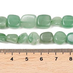 Natürlichen grünen Aventurin Perlen Stränge&nbsp;G-K395-B04-02
