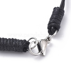 Bracciali cordone in pelle di vacchetta&nbsp;BJEW-JB004716-01