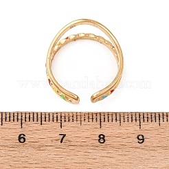 Anelli polsini in acciaio inossidabile 304&nbsp;RJEW-D334-07G