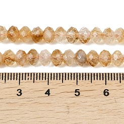 Stränge aus erhitzten natürlichen Citrinperlen&nbsp;G-B175-A05-4x6mm