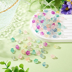 100 Stück transparente Glasperlen&nbsp;GLAA-TA0004-27