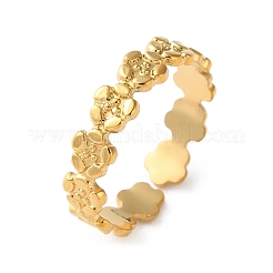 Ionenplattierung (IP) 304 Edelstahl-Fingerringe&nbsp;RJEW-L102-31G