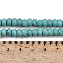 Natürliche Howlith Perlen Stränge&nbsp;G-R403-4x6-27
