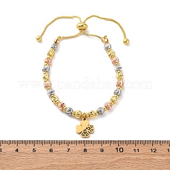 Messing-Schieberarmbänder&nbsp;BJEW-C090-02G-C