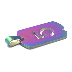 Pendentifs en acier inoxydable 304 avec placage ionique (IP)&nbsp;STAS-O127-A05