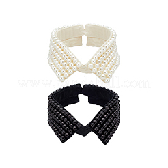 2 pieza de cuello de señora de tela desmontable de 2 colores&nbsp;DIY-AN0001-16