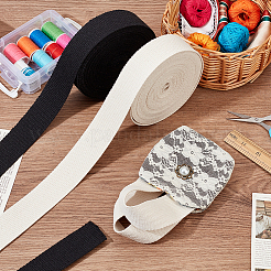 2 Stück 2 Farben 10 Yards flaches Baumwollband&nbsp;OCOR-PH0002-56