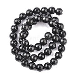 Natürlichen Obsidian Perle Stränge&nbsp;X-G-R173-8mm-02
