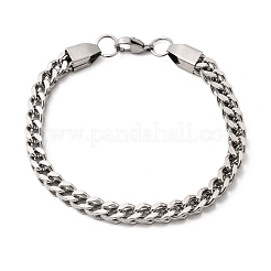 201 Edelstahl-Panzerkettenarmbänder für Herren&nbsp;STAS-T077-03P