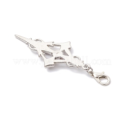 6 pendentif décoratif en alliage émaillé pour Halloween&nbsp;HJEW-JM03923