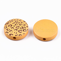Perle di legno naturale verniciate&nbsp;WOOD-T021-49A-10