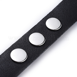 Création de bracelet chunk en cuir&nbsp;AJEW-R014-3