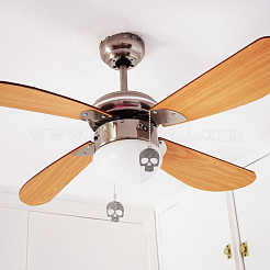 6 Stück 6-Farben-Deckenventilator-Zugkettenverlängerung aus Legierung&nbsp;AJEW-AB00164