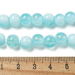 Fili di perline di vetro crepla&nbsp;GLAA-U001-8mm-08