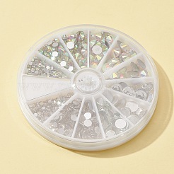 10 strass posteriore piatto in vetro stile&nbsp;RGLA-FS0001-04