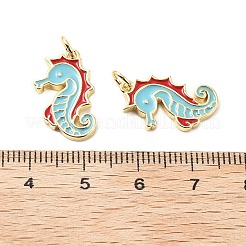Ciondoli smaltato in ottone&nbsp;KK-L237-027G-04