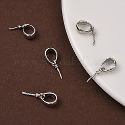 Pendenti a perno in ottone con coppiglie e perni&nbsp;KK-M156-02P-NR
