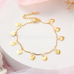304 Edelstahl-Charm-Armbänder für Damen&nbsp;BJEW-S157-07G-H