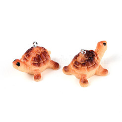 Pendentifs en résine opaque&nbsp;RESI-N051-04D
