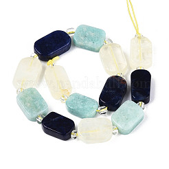 Fili di perle di sodalite naturale&nbsp;G-N358-02A-07