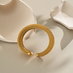Manschettenarmbänder aus 304 Edelstahl im europäischen Stil&nbsp;IN3748