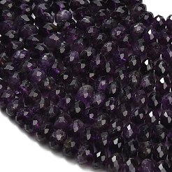 Natürlichen Amethyst Perlen Stränge&nbsp;G-C280-A07-02