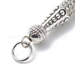 Chaîne gourmette en alliage de style tibétain gland gros pendentifs&nbsp;FIND-I025-01A