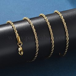 Colliers à chaîne en acier inoxydable 304&nbsp;NJEW-L167-06B-G